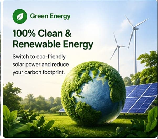 100% Clean & Renewable Energy